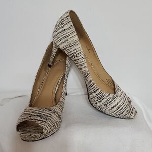 Enzo Angiolini peep toe pumps‎ size 7 1/2